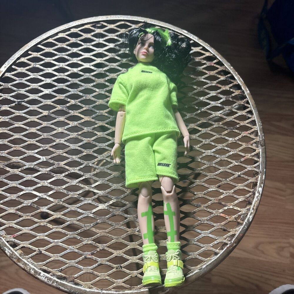 Billie Eilish LA Live Concert Fashion 10.5" Articulated Doll Shirt Shoes Socks